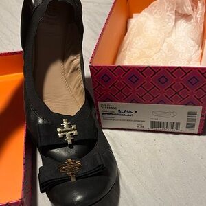 Tory Burch Women's Black Ballet Flats
